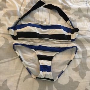 Zara Striped Bikini M